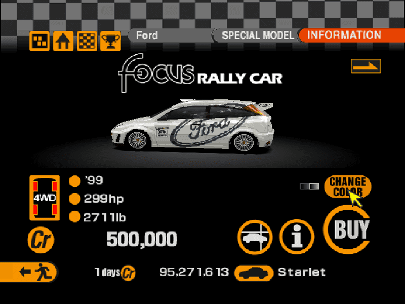 Ford Focus Rally Car
