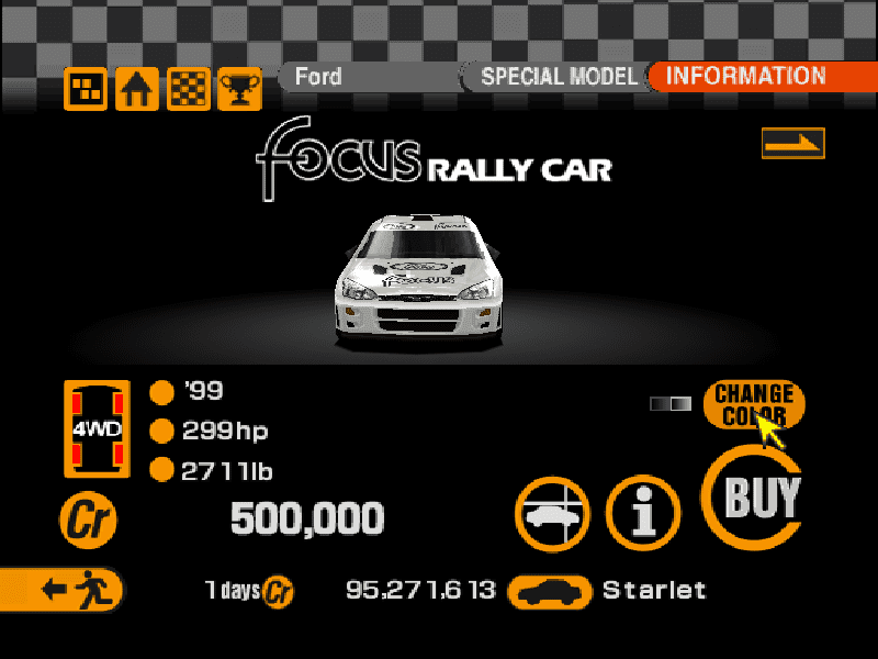 Ford Focus Rally Car