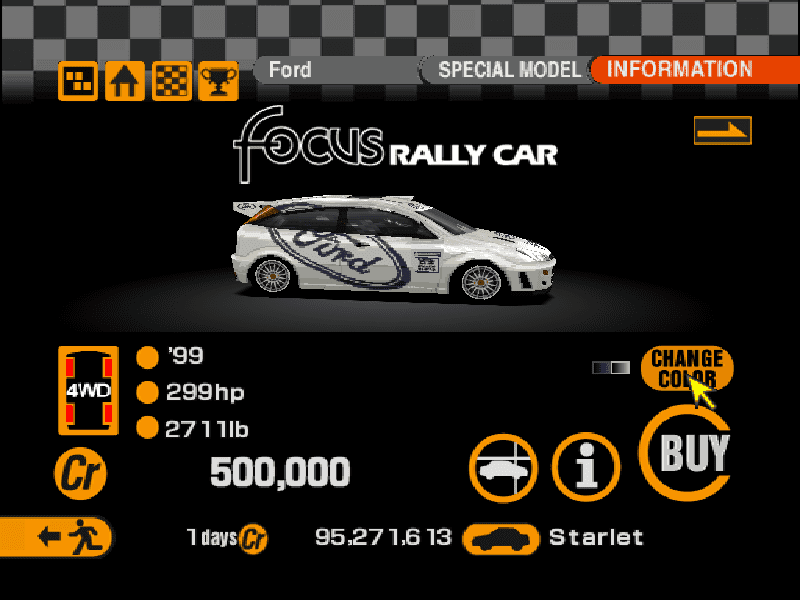 Ford Focus Rally Car