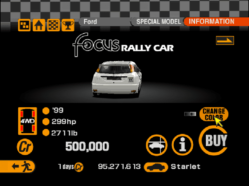 Ford Focus Rally Car
