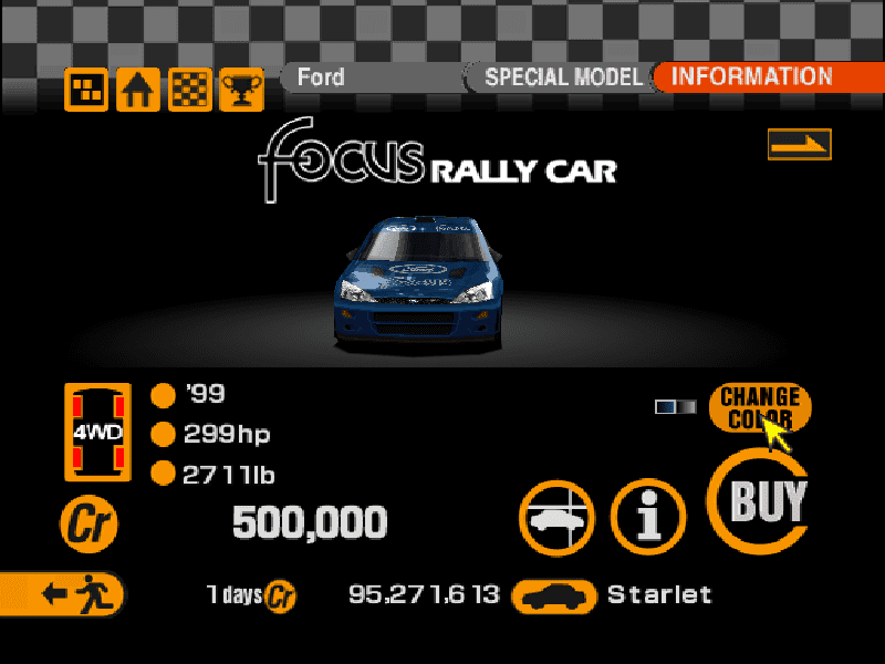 Ford Focus Rally Car