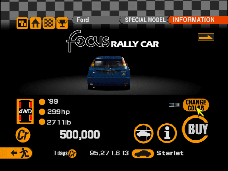 Ford Focus Rally Car