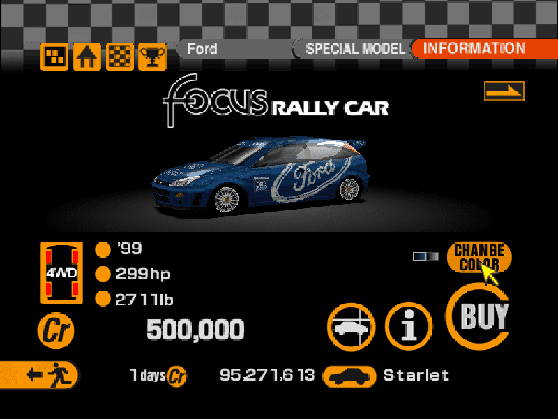 Ford Focus Rally Car
