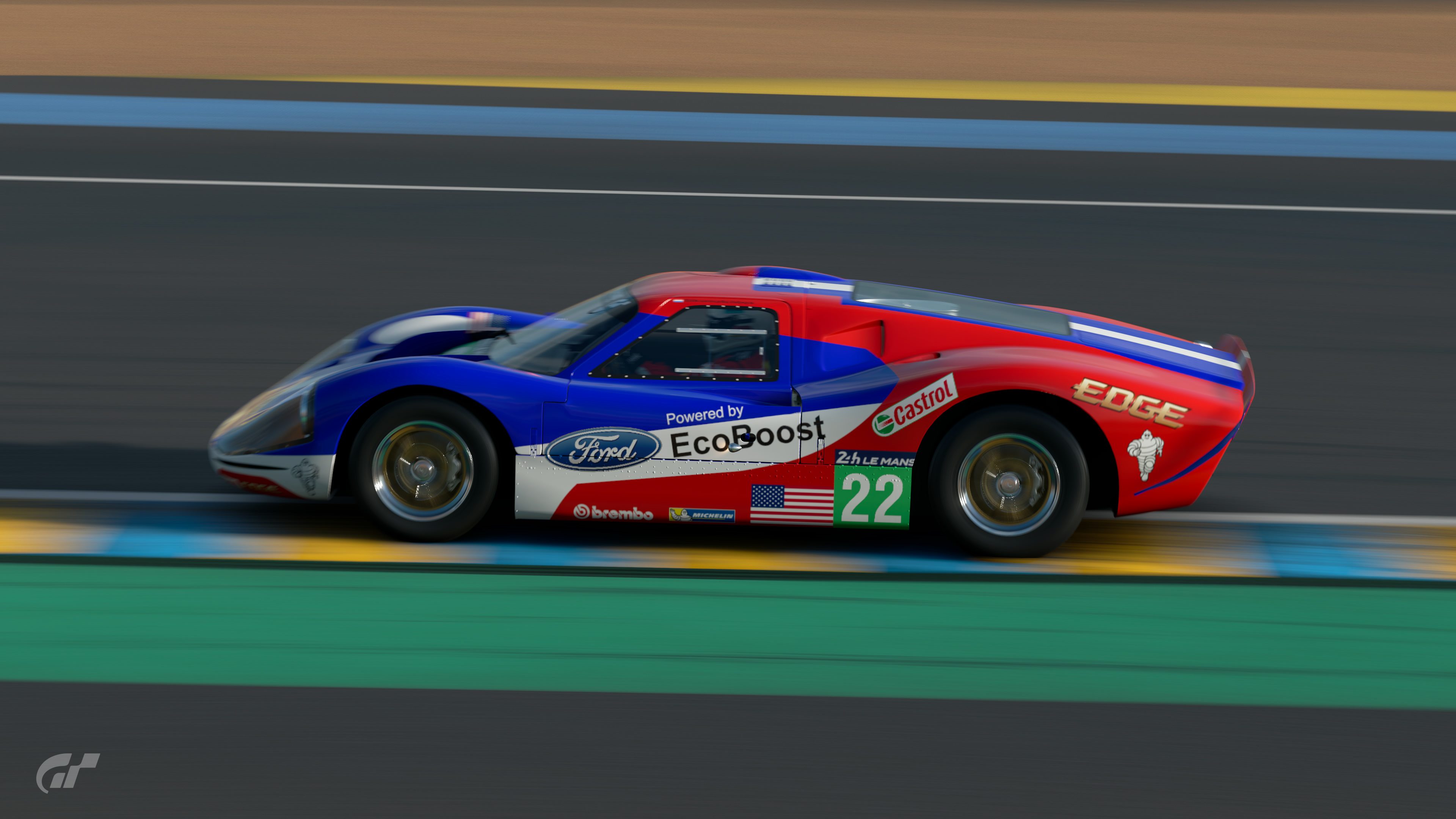 Ford GT40 Mark IV @LeMans Dunlop Chicane