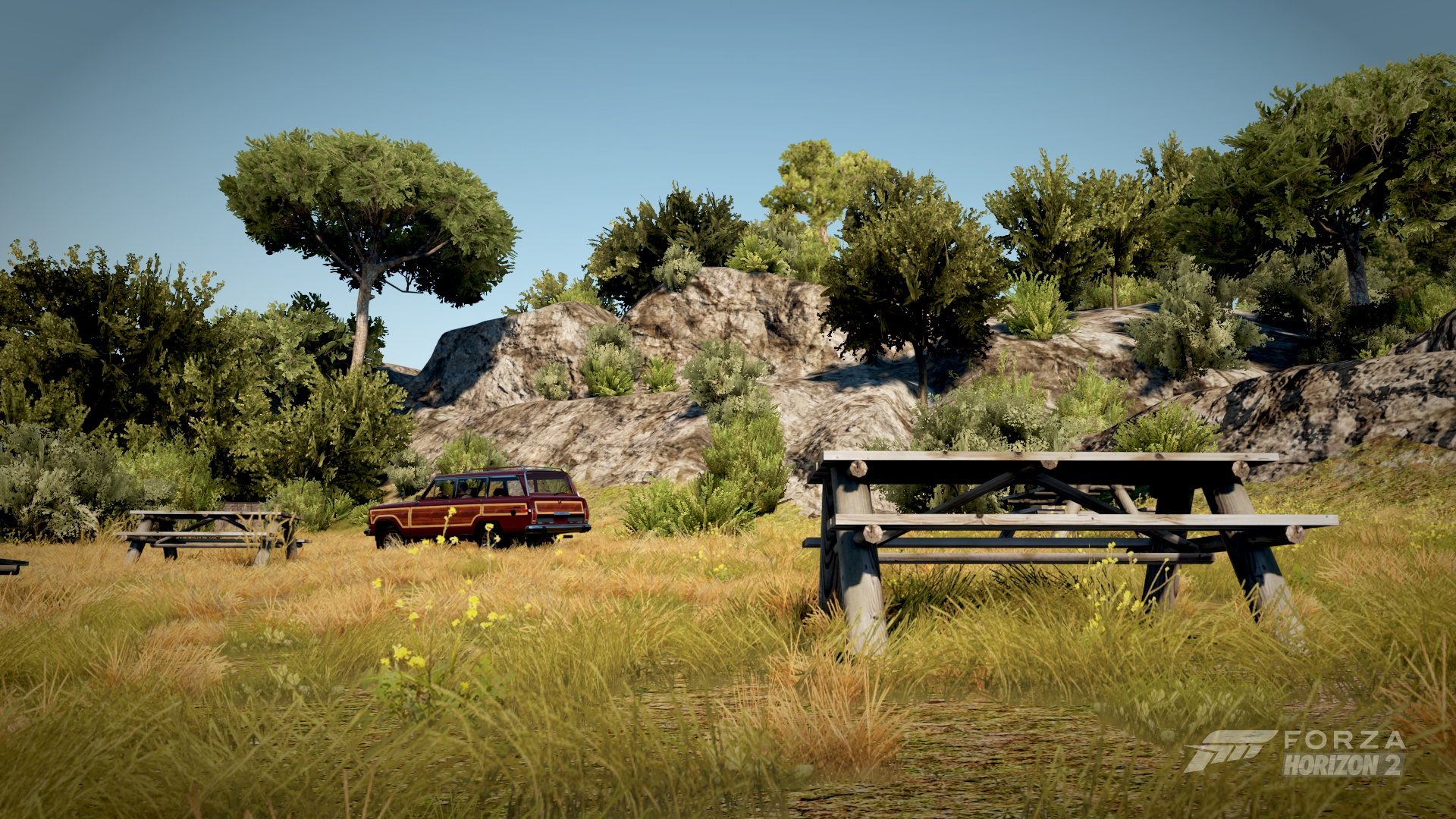 Forza Horizon 2 - 1991 Jeep Grand Wagoneer - benches