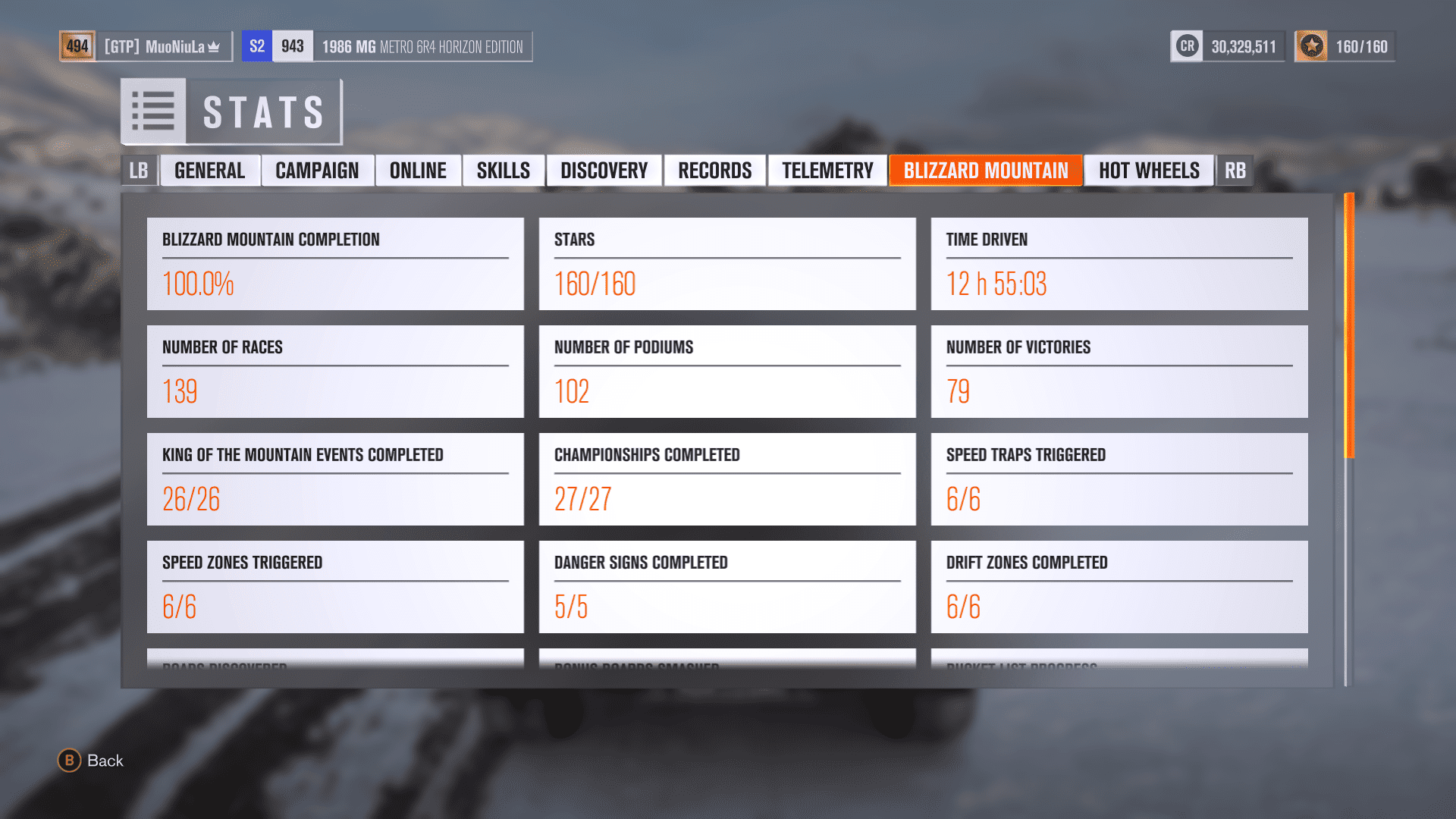 Forza Horizon 3 - Blizzard Mountain