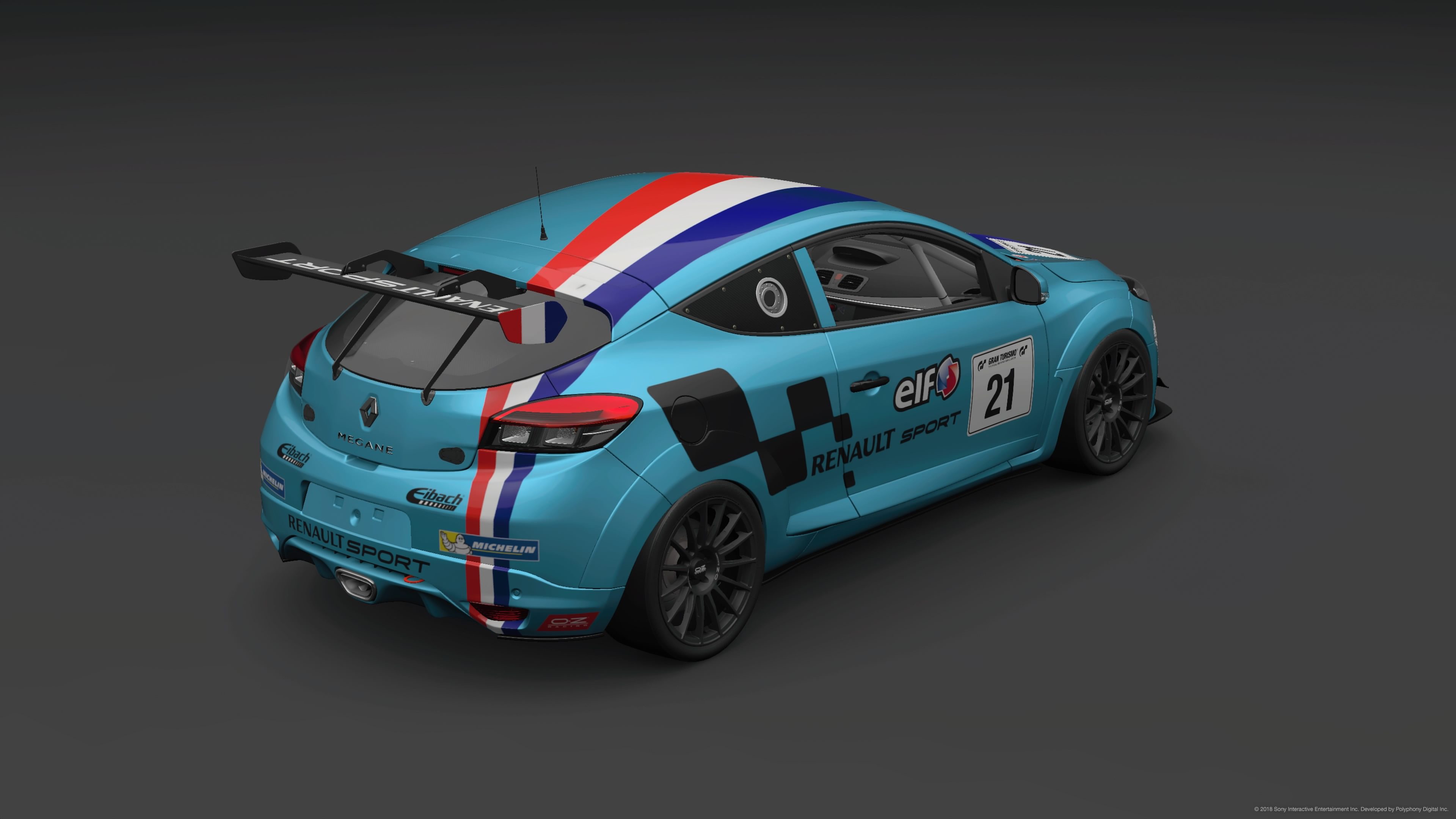 French Flag Renault Sport Mégane Rear 3/4