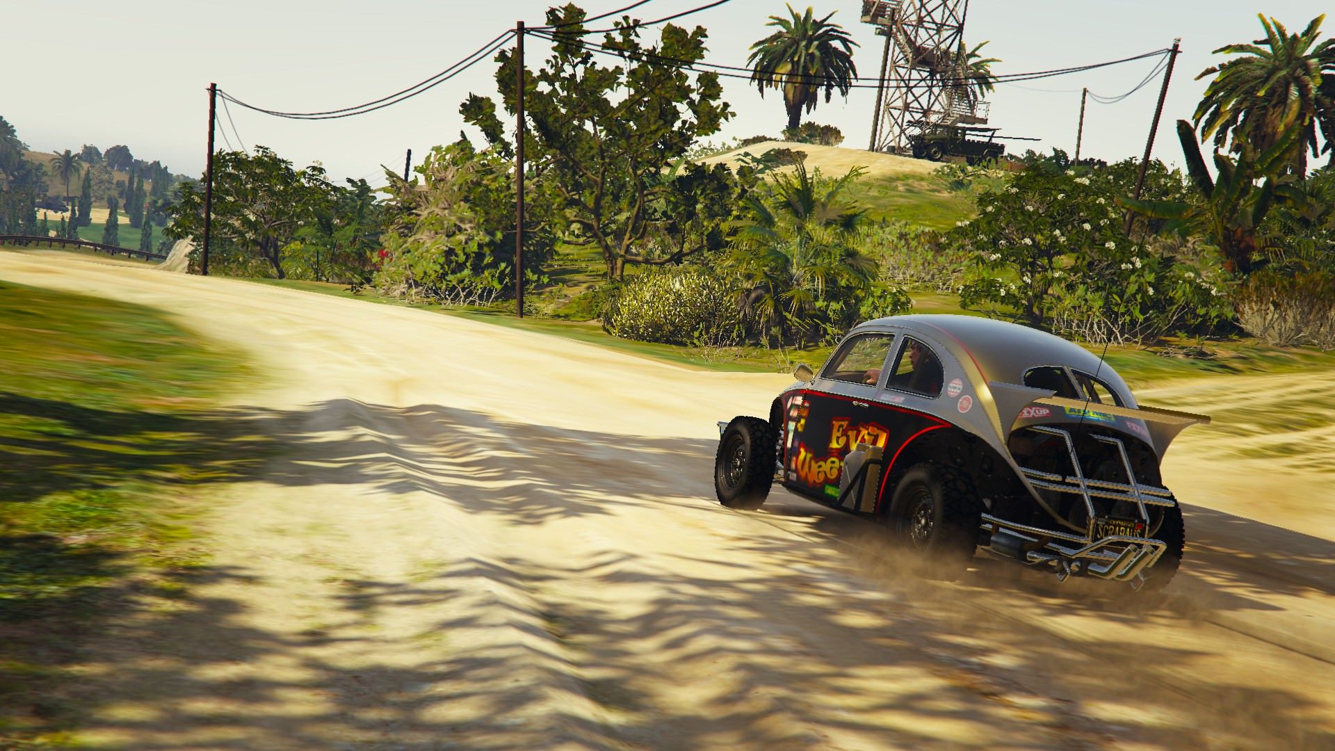 Friends gather for some rallying fun in Cayo Perico 6 (An SPD sneak on the BF Weevil)