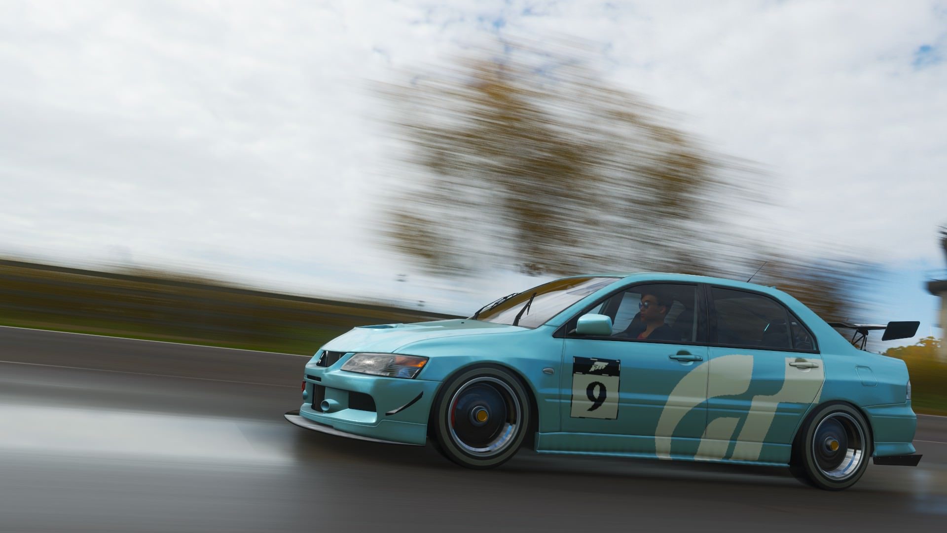From GT5 onwards, to NFS Heat.. yeah I'm always gonna go for this with an Evo 9 in any game