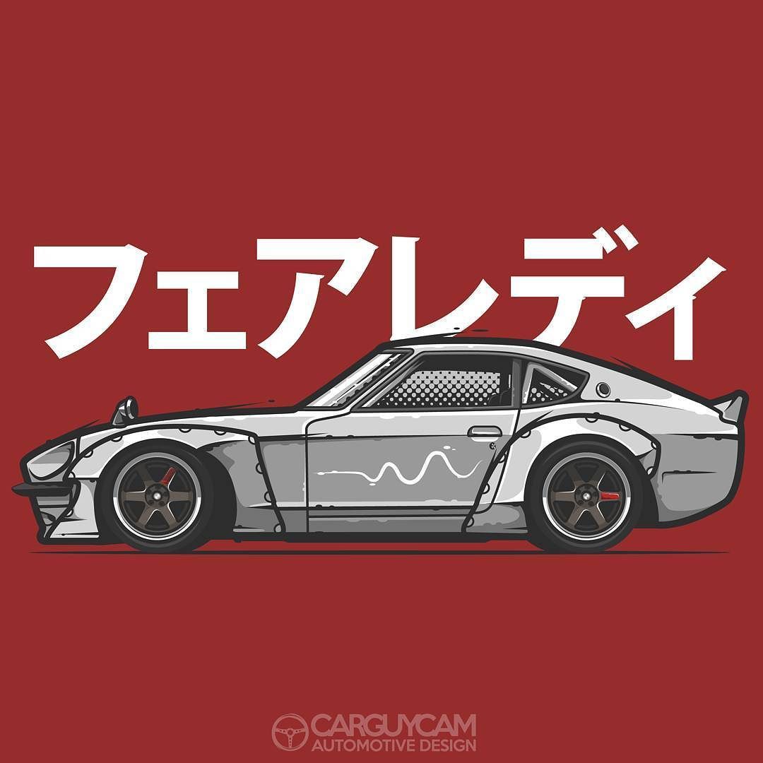 Японские авто плакаты