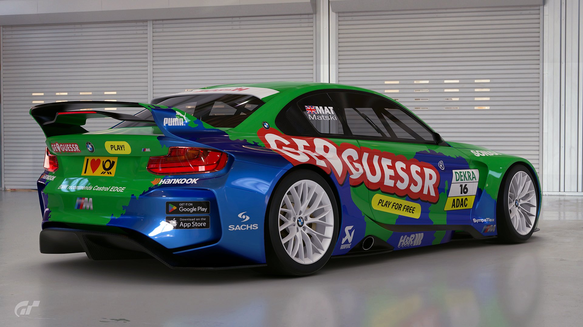 GeoGuessr DTM BMW VGT Back