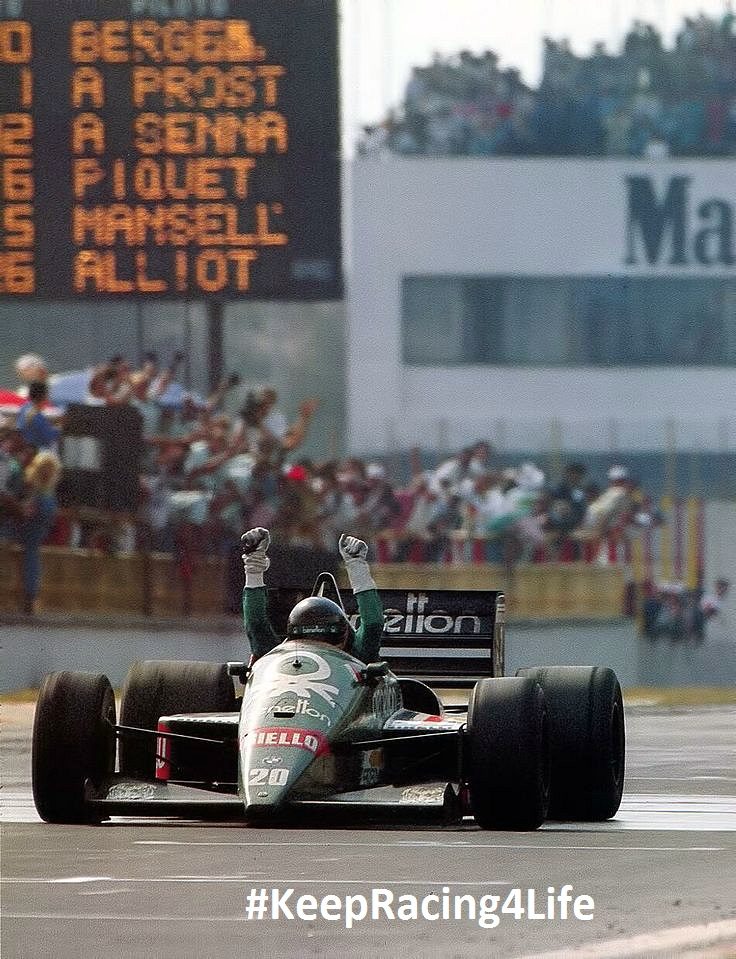 Gerhard Berger Wins The 1986 Mexican GP