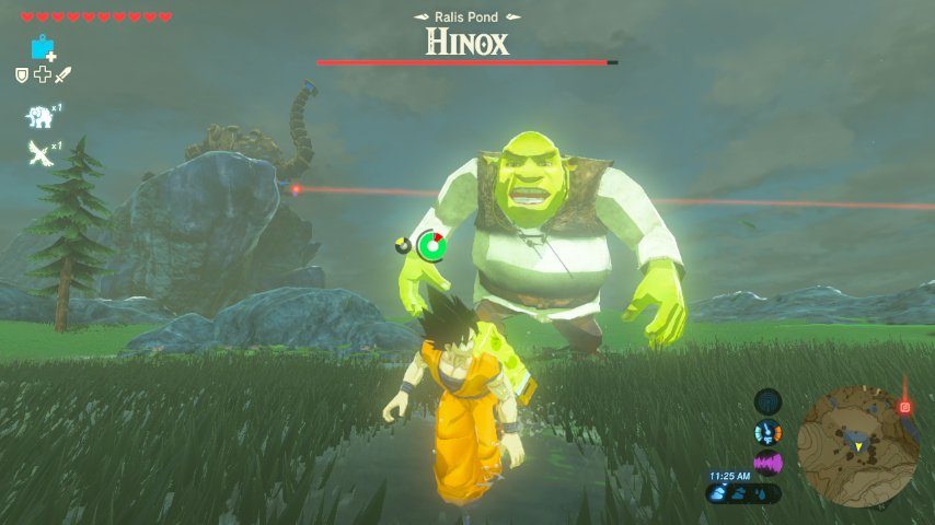 Get out of my swamp, Goku!!