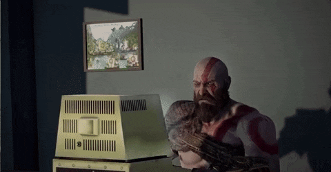 (GIF) Kratos on PC gaming