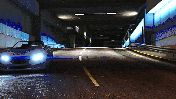 (GIF) Making a ruckus through Burton with the 'Jessica' Dominator ASP: the jump drift entry only
