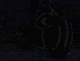 (GIF) Shotaro's secondary glows in the dark, and in order