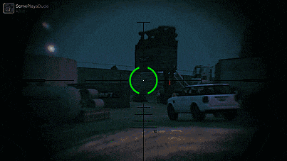 (GIF) The assassination of a nasty CEO, with suspicion on low through some clever shooting on a container tug