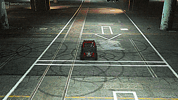 (GIF) The car meet hasn't a thought on outlawing the Nagasaki Outlaw with some out of nowhere pace