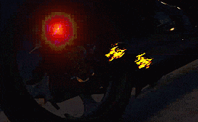 (GIF) The Sanctus' unique exhaust flame