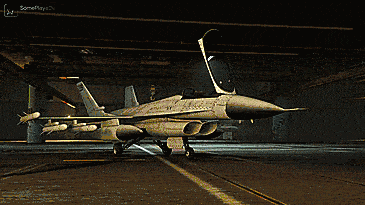 (GIF) The tamed racing animal climbs the Fort Zancudo fence to get an exclusive test track run with the Jobuilt P-996 LAZER