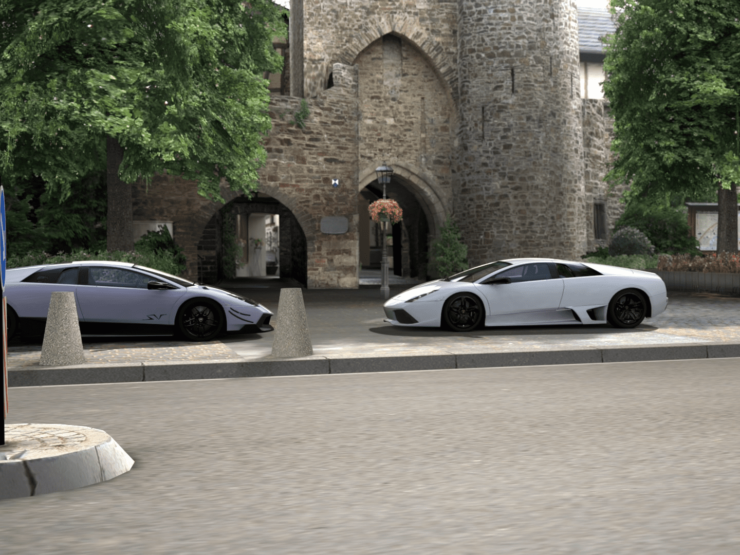 Gran Turismo 5 Ahrweiler Gate Lamborghini Murcielago h2h