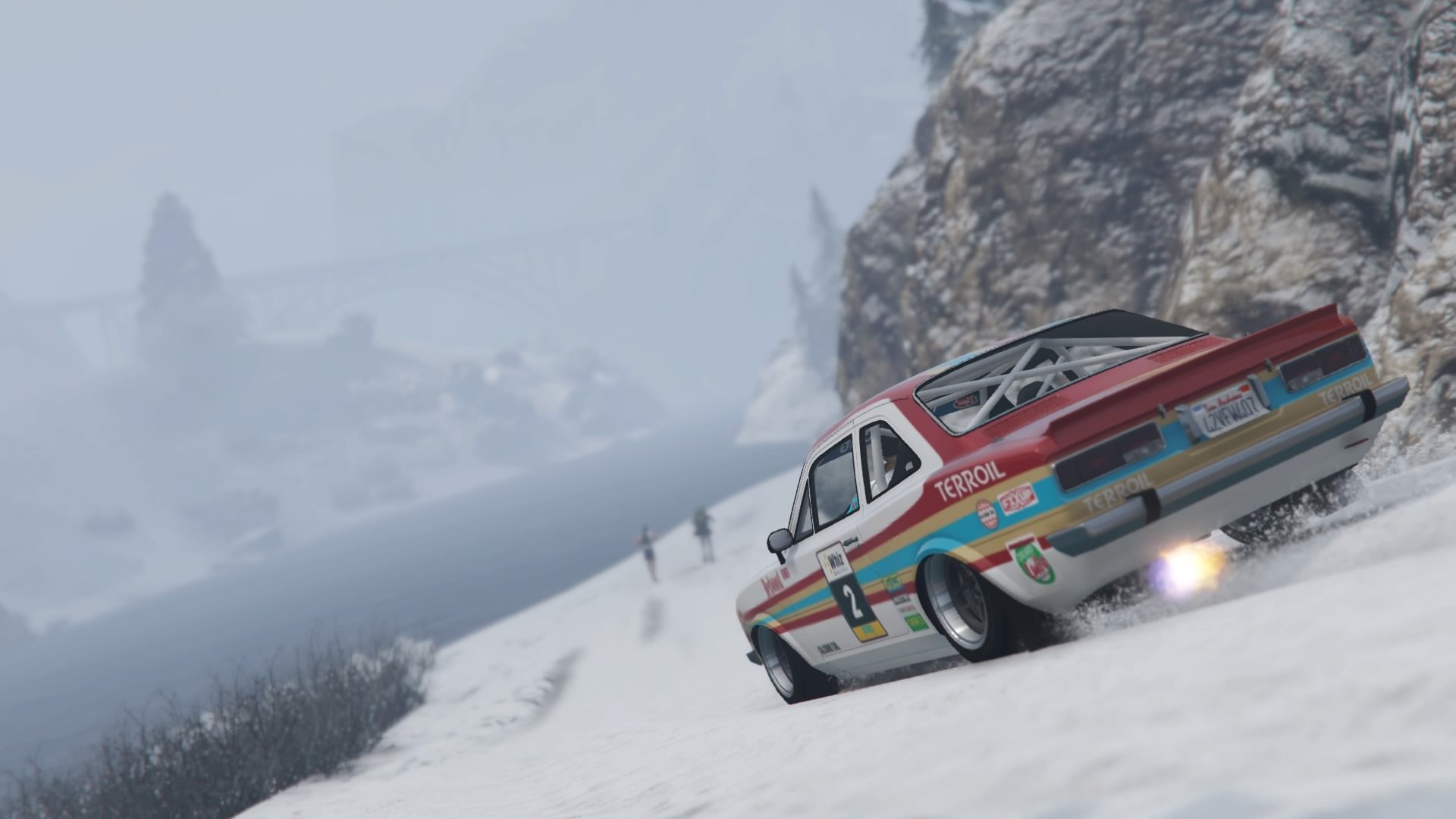 Grand Theft Auto V - Rallying In The Snow - 01