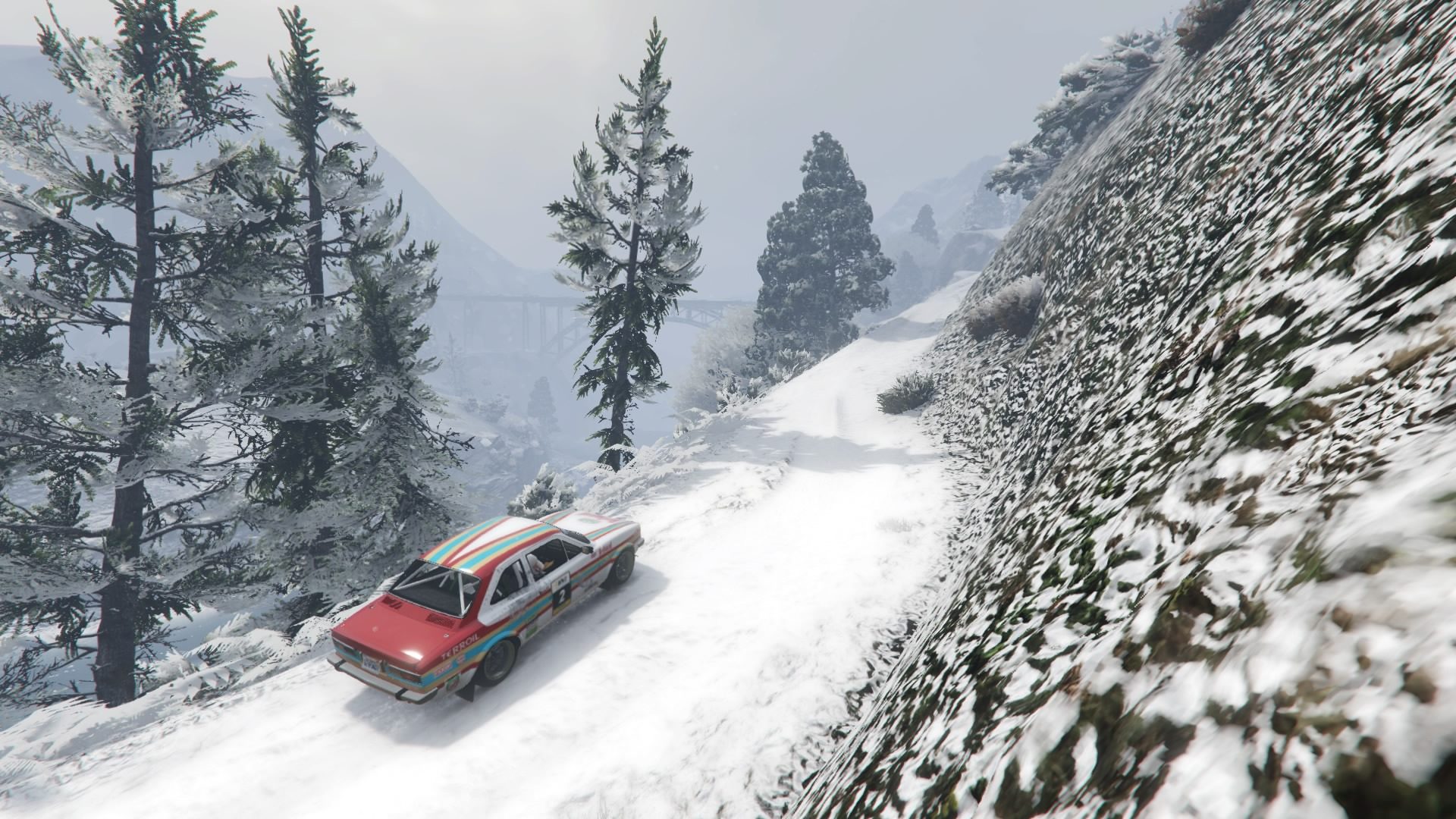 Grand Theft Auto V - Rallying In The Snow - 03