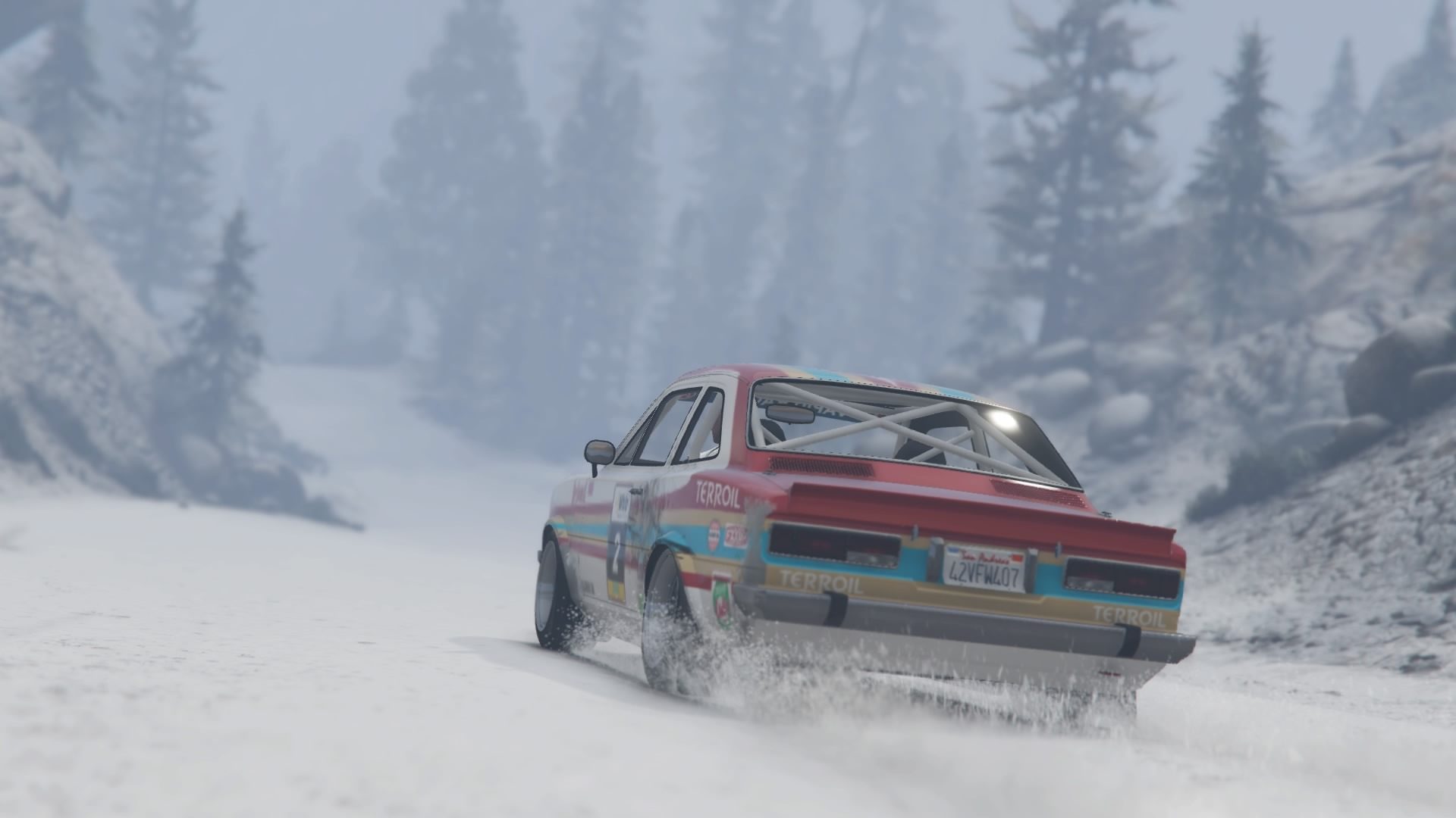 Grand Theft Auto V - Rallying In The Snow - 13