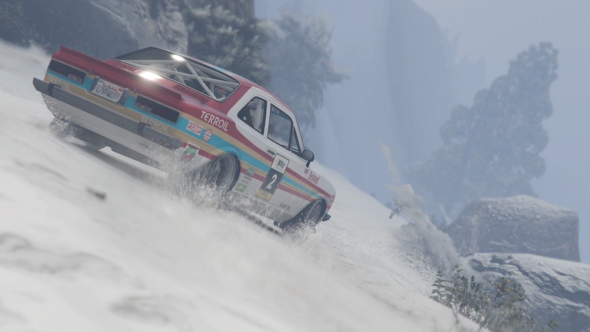 Grand Theft Auto V - Rallying In The Snow - 18