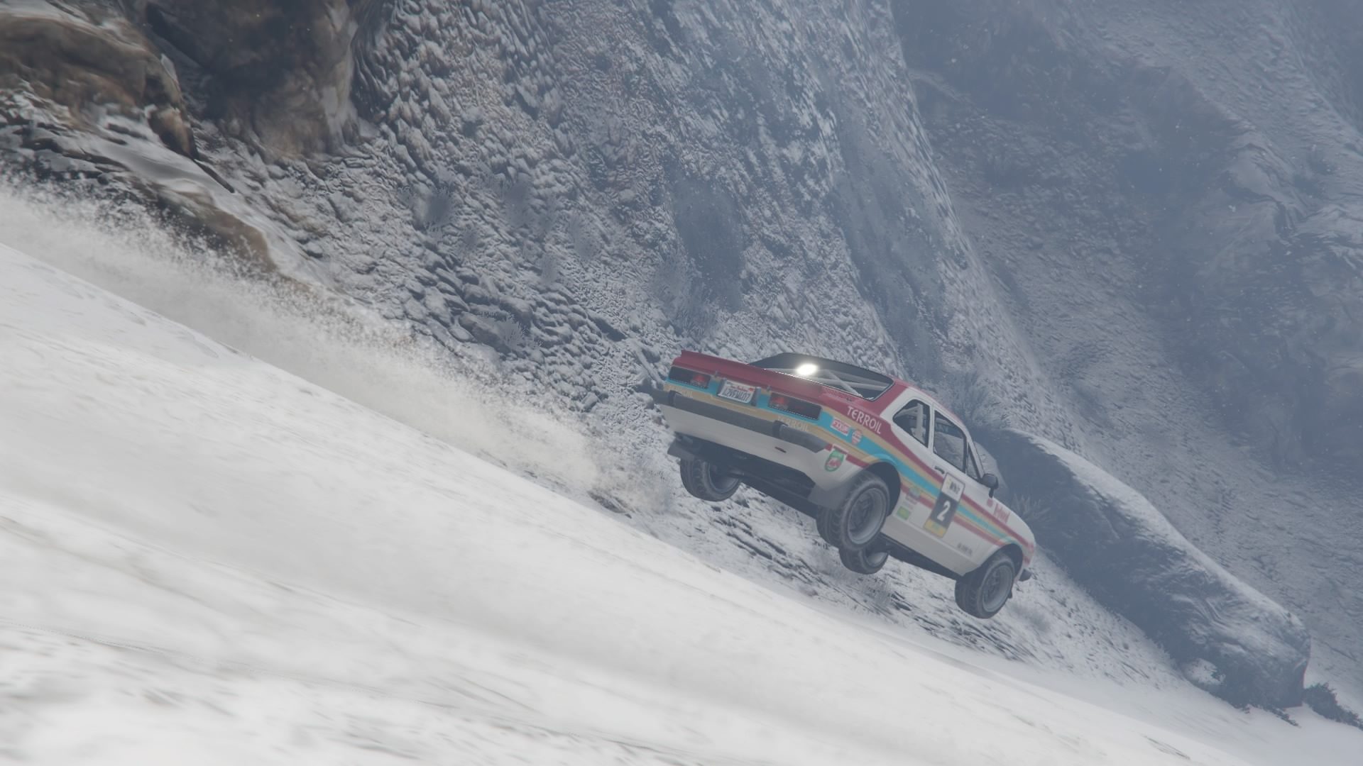 Grand Theft Auto V - Rallying In The Snow - 19