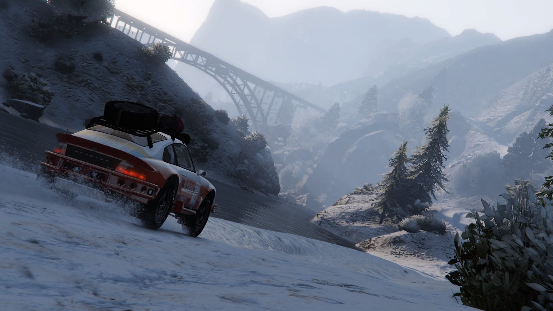 Grand Theft Auto V - Rallying In The Snow - 25