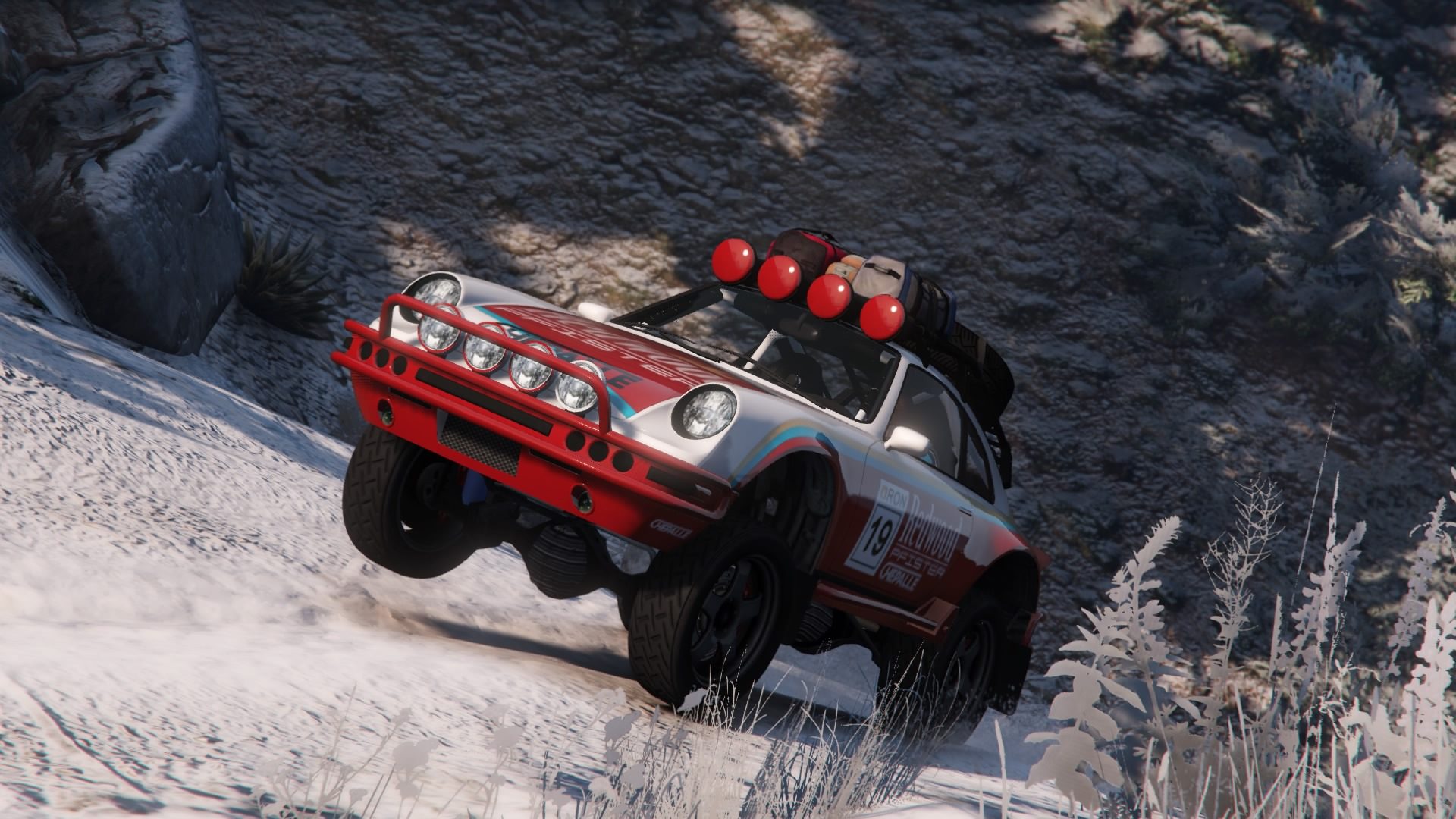 Grand Theft Auto V - Rallying In The Snow - 28