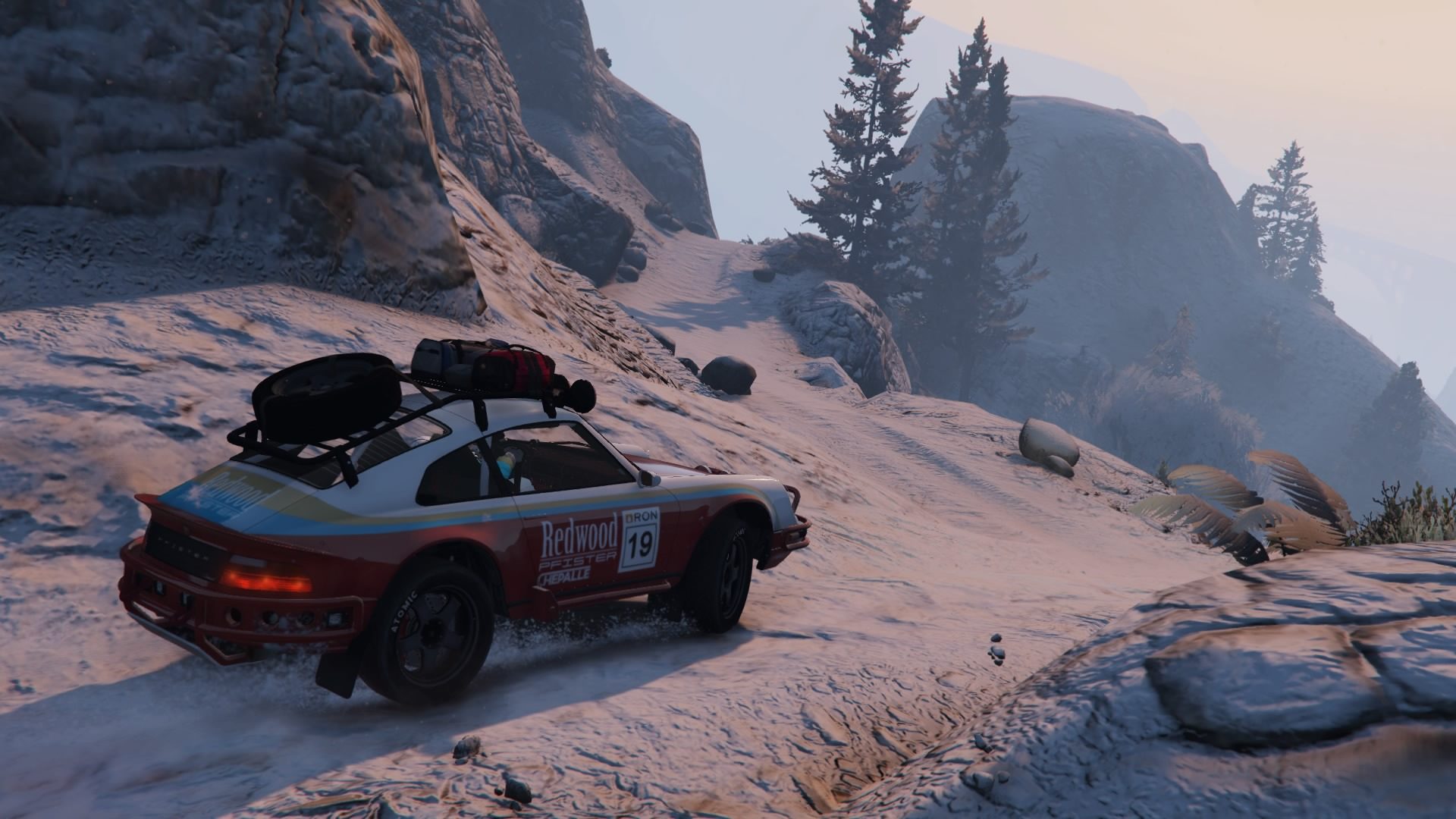 Grand Theft Auto V - Rallying In The Snow - 31