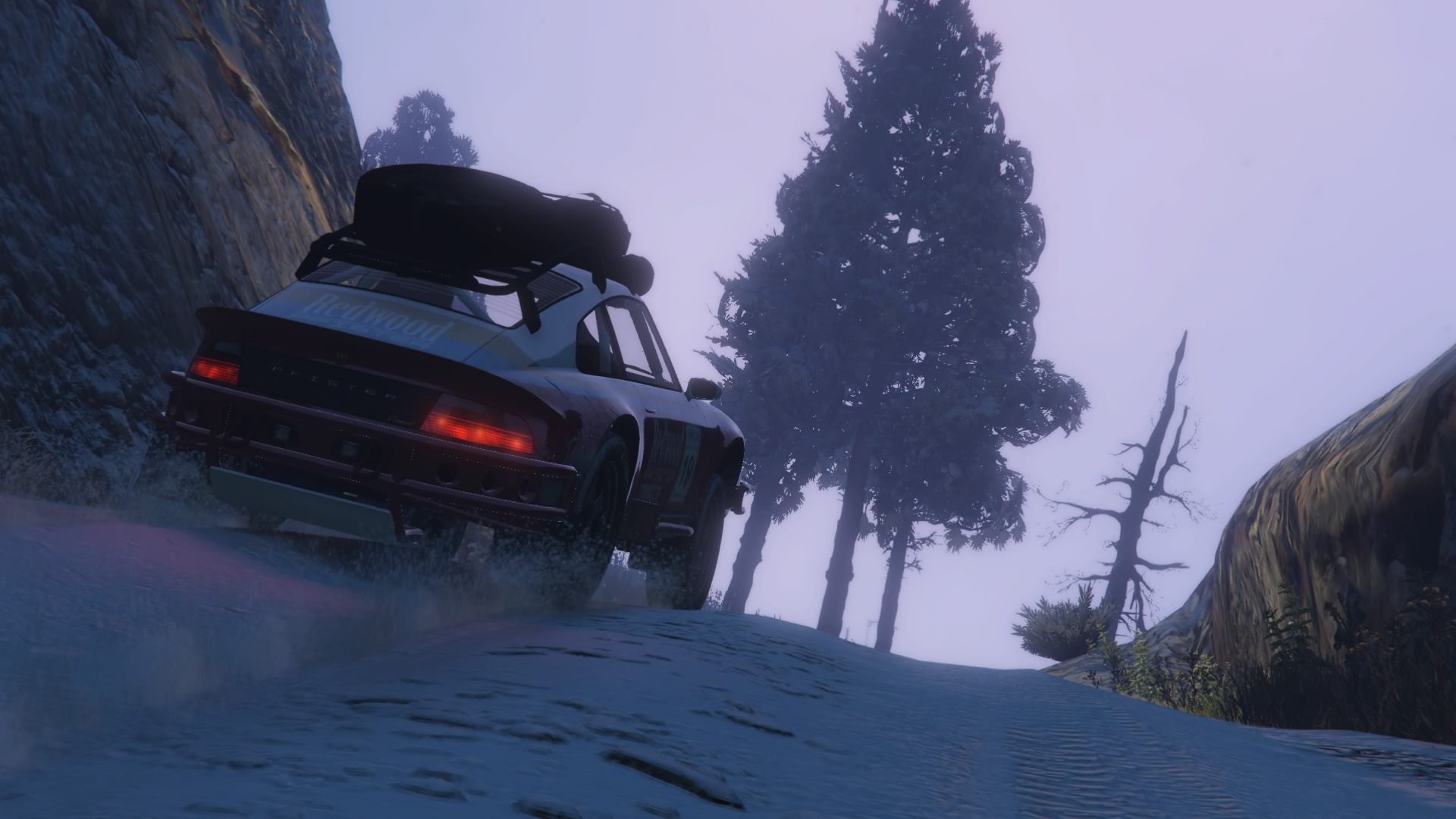 Grand Theft Auto V - Rallying In The Snow - 38