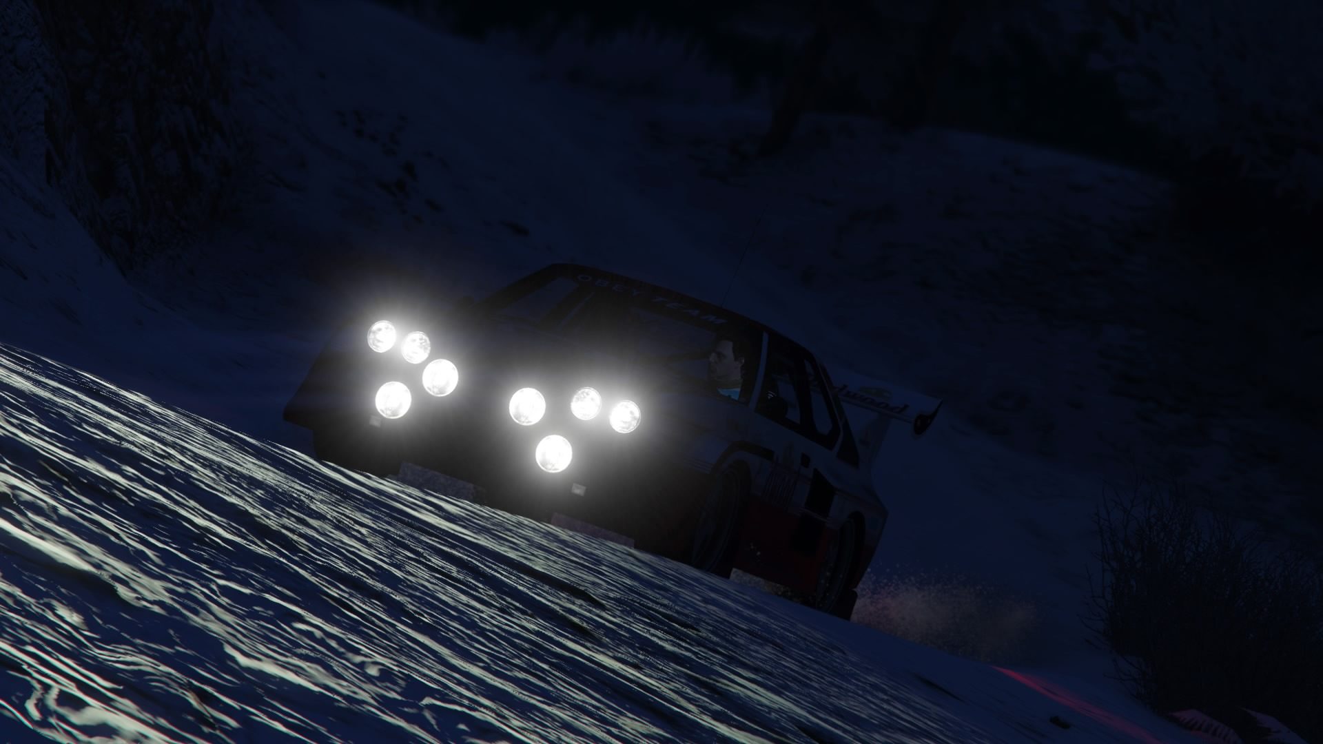 Grand Theft Auto V - Rallying In The Snow - 45