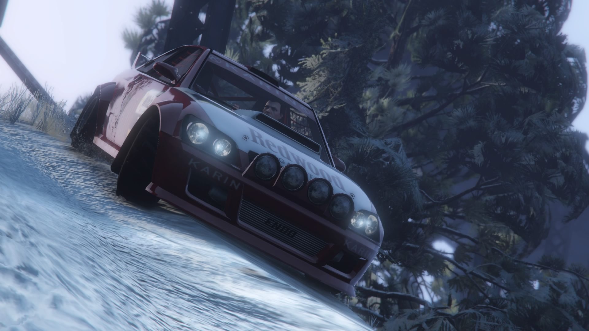 Grand Theft Auto V - Rallying In The Snow - 64