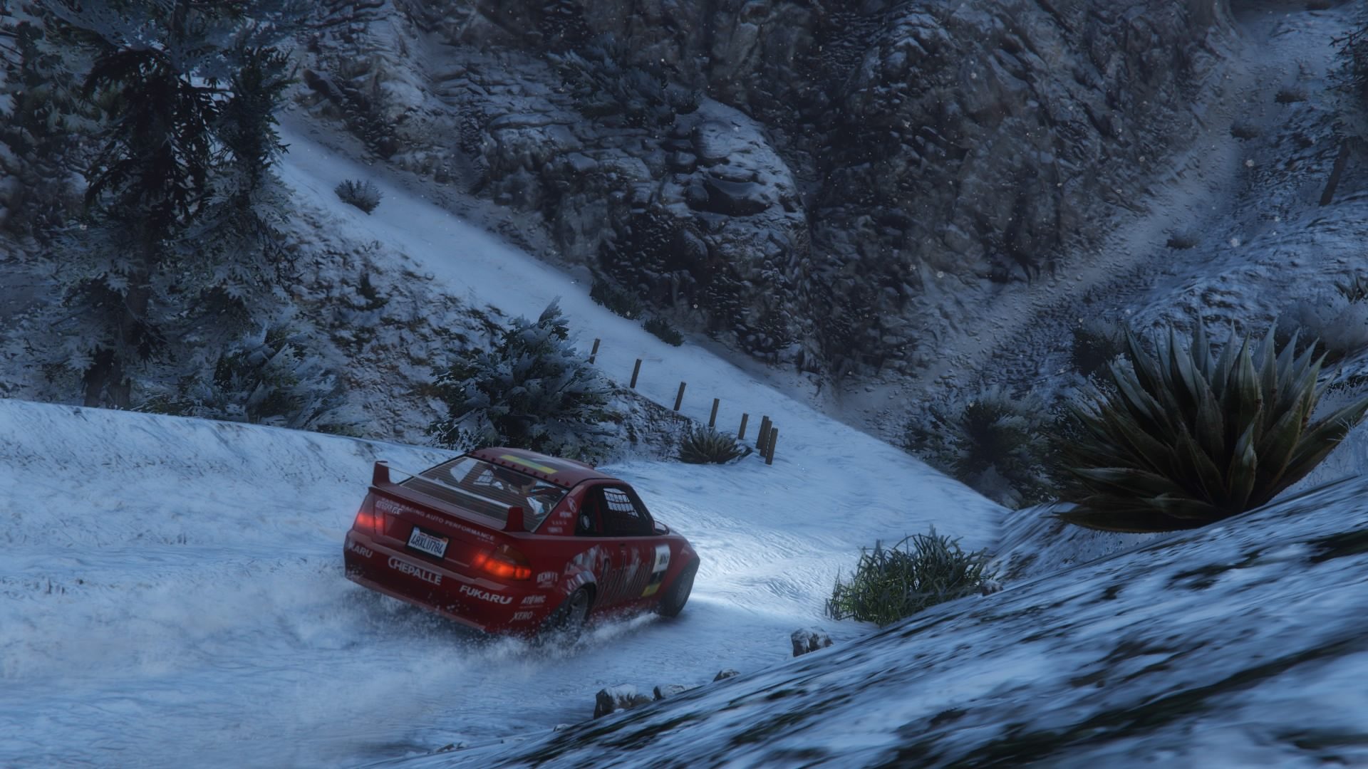 Grand Theft Auto V - Rallying In The Snow - 67