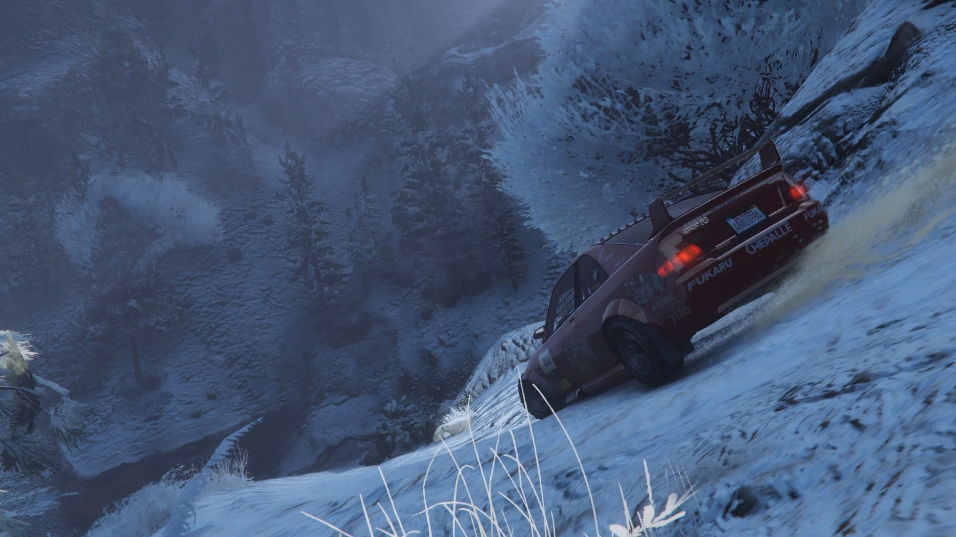 Grand Theft Auto V - Rallying In The Snow - 68