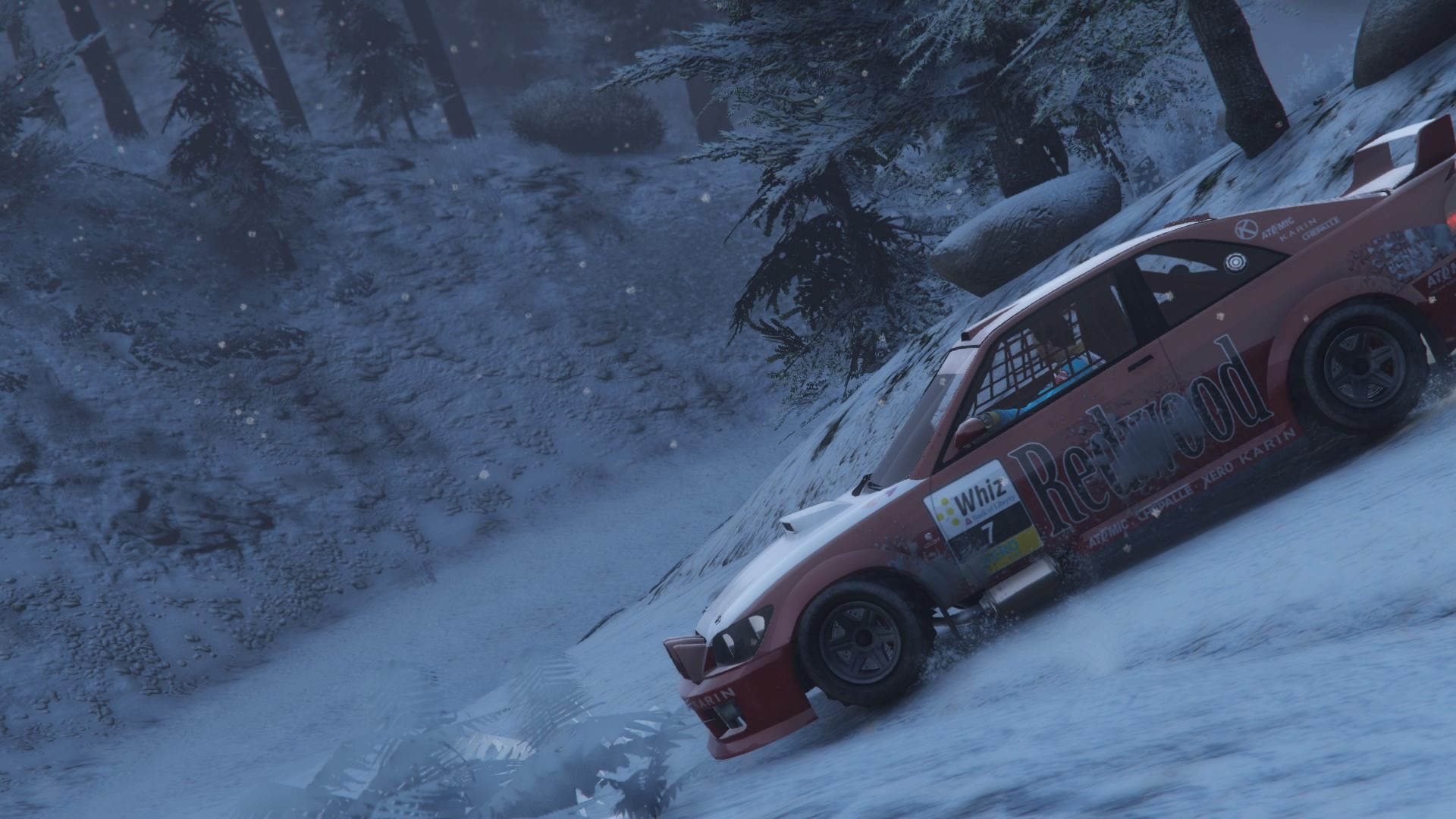 Grand Theft Auto V - Rallying In The Snow - 69