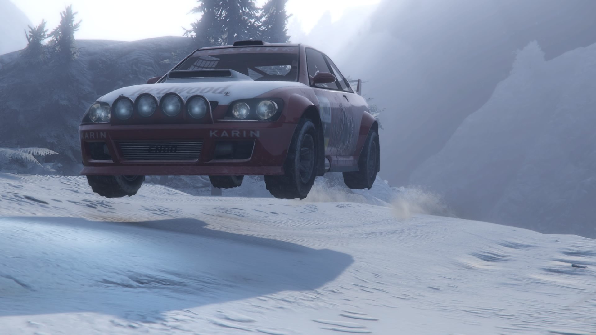 Grand Theft Auto V - Rallying In The Snow - 74