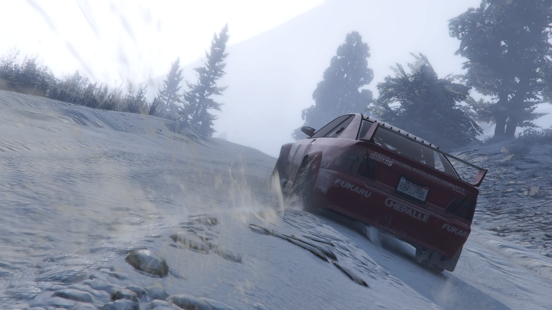 Grand Theft Auto V - Rallying In The Snow - 76