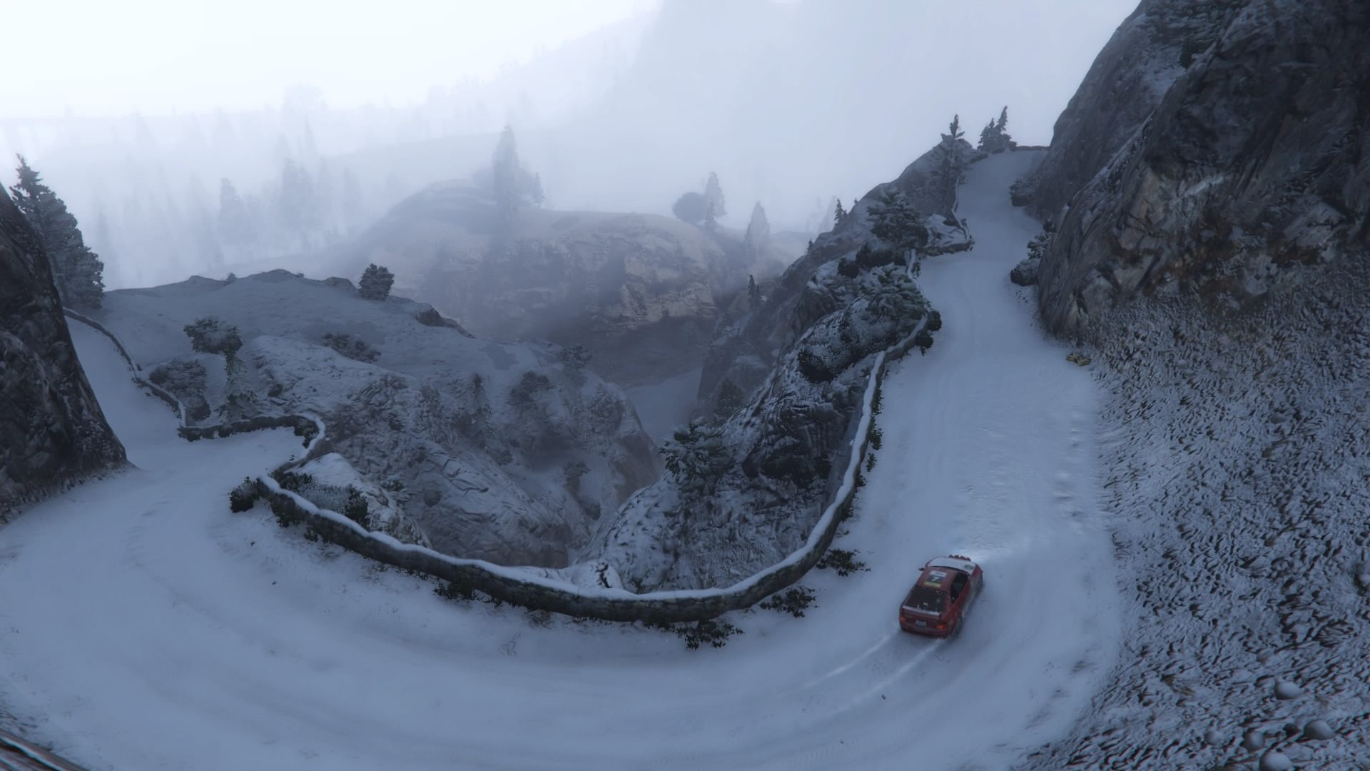 Grand Theft Auto V - Rallying In The Snow - 79