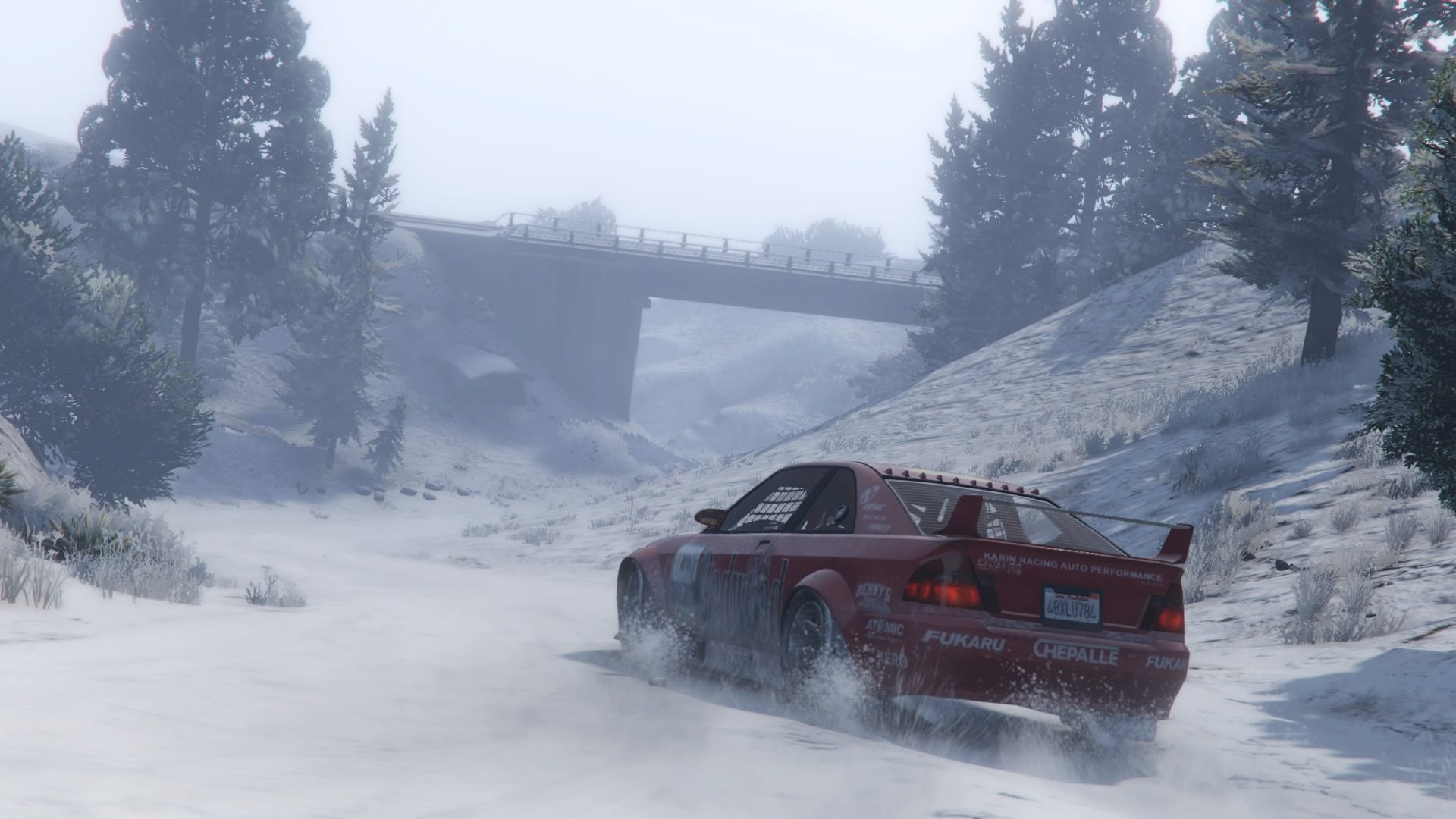 Grand Theft Auto V - Rallying In The Snow - 80