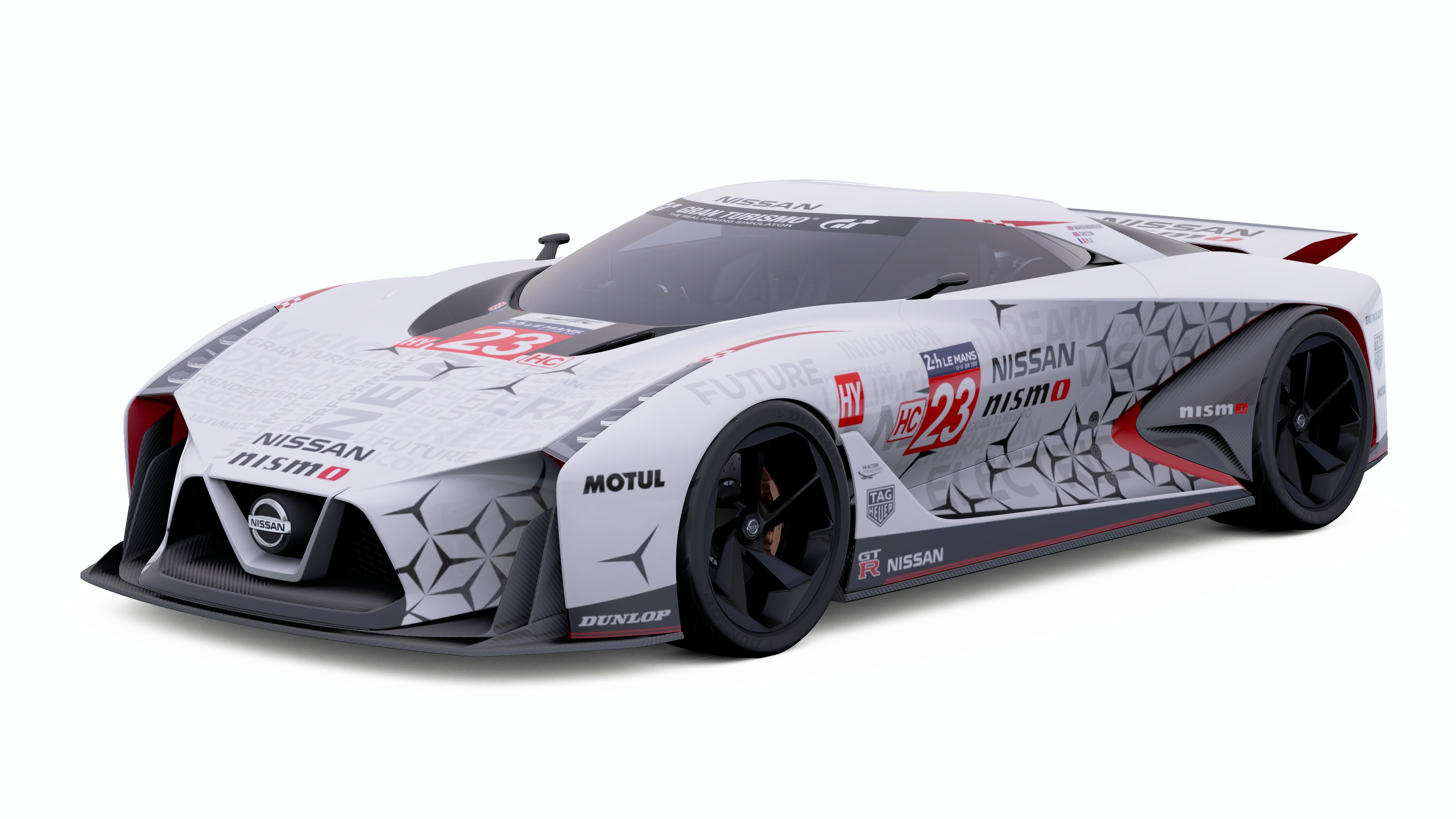 GT Sport LEC #44 - 2020 Nissan GT-R LM Nismo - Front 3/4 View