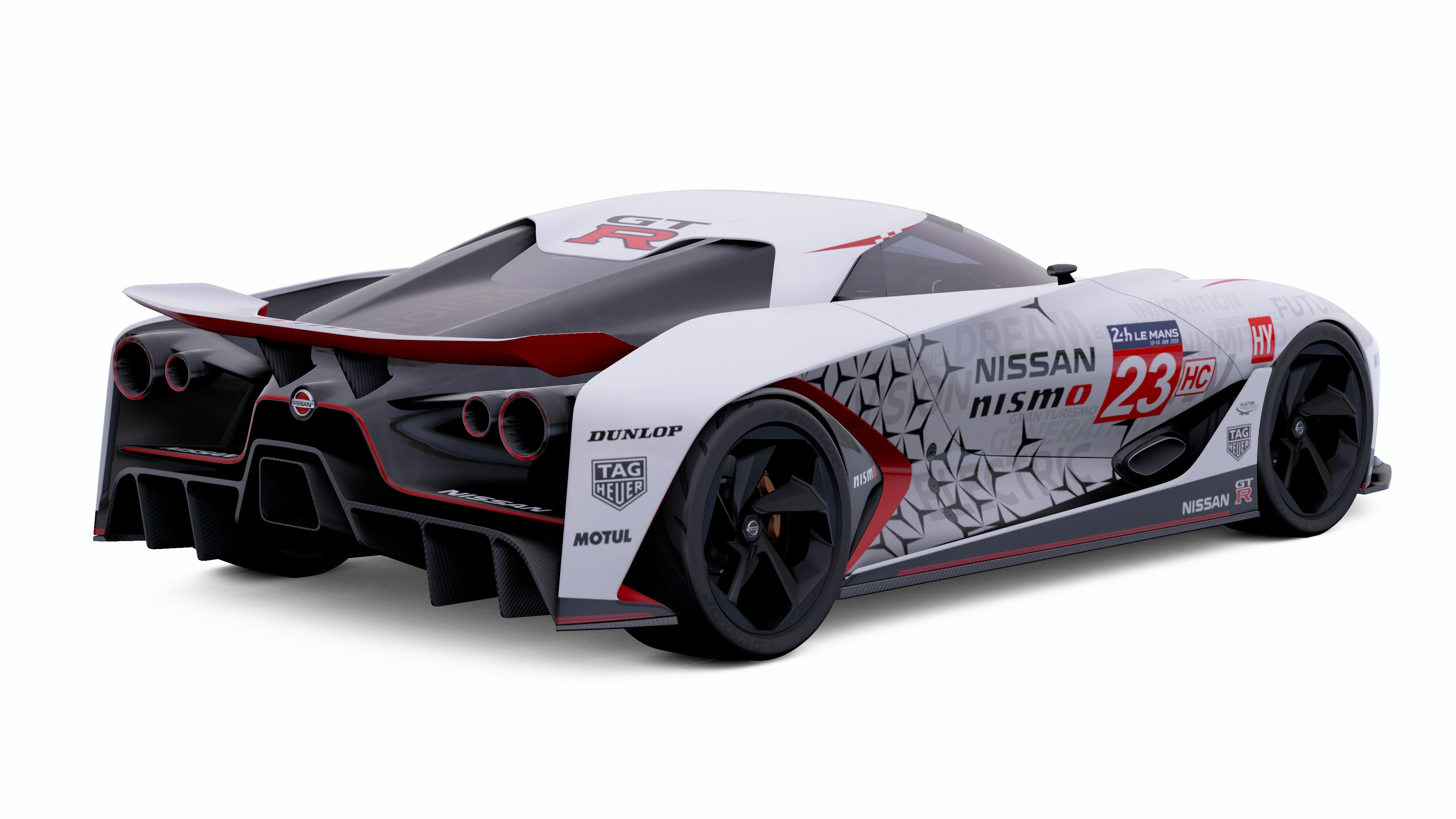 GT Sport LEC #44 - 2020 Nissan GT-R LM Nismo - Rear 3/4 View