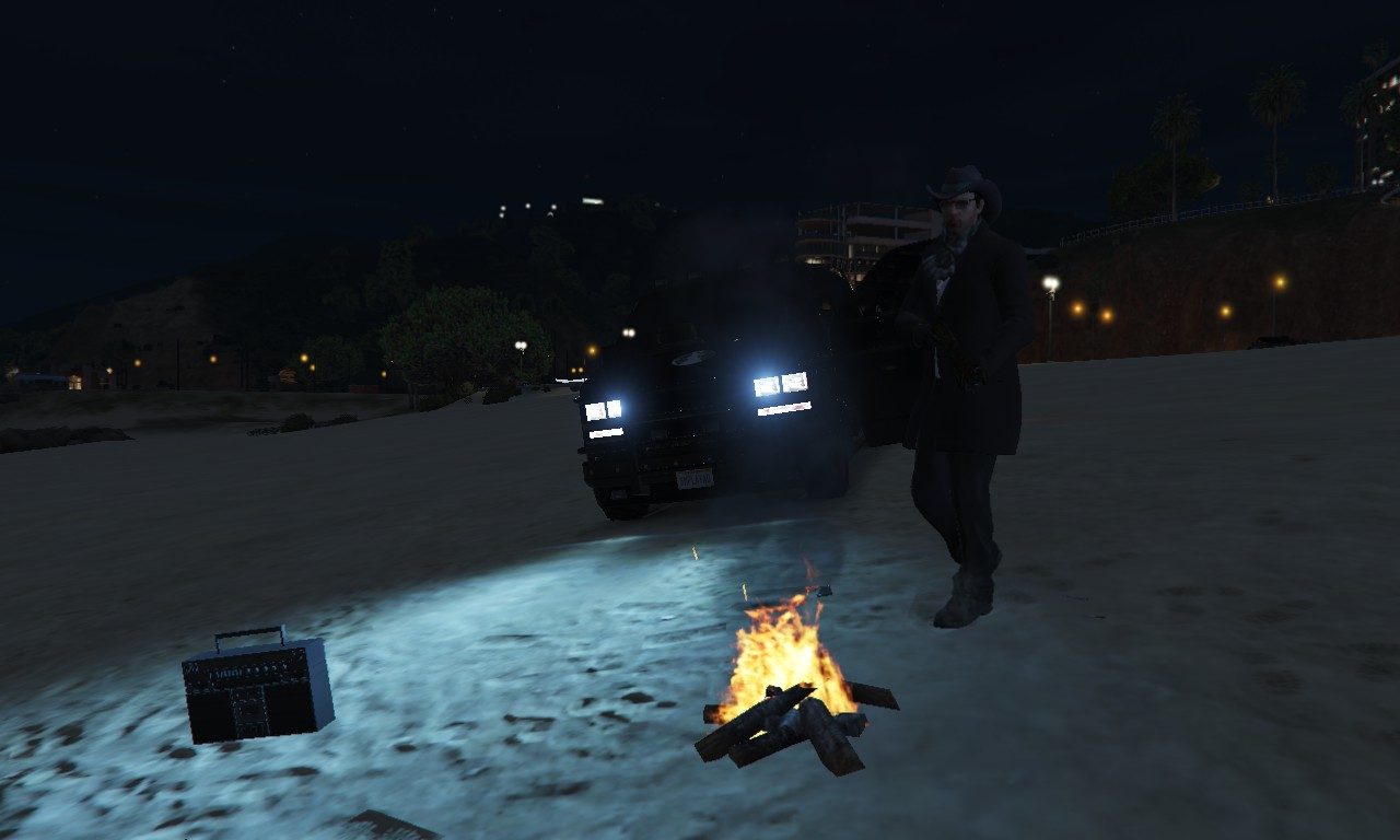 GTA V B.C.: Burning Car 4