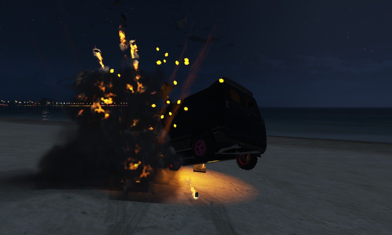 GTA V B.C.: Burning Car 9