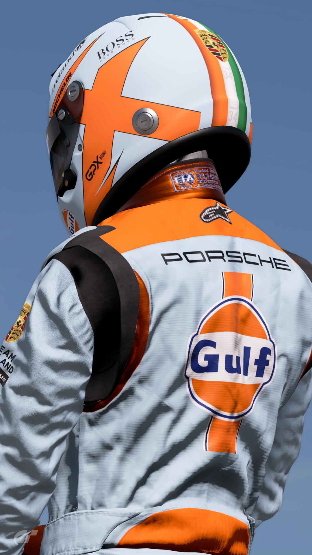 Gulf Porsche Suit