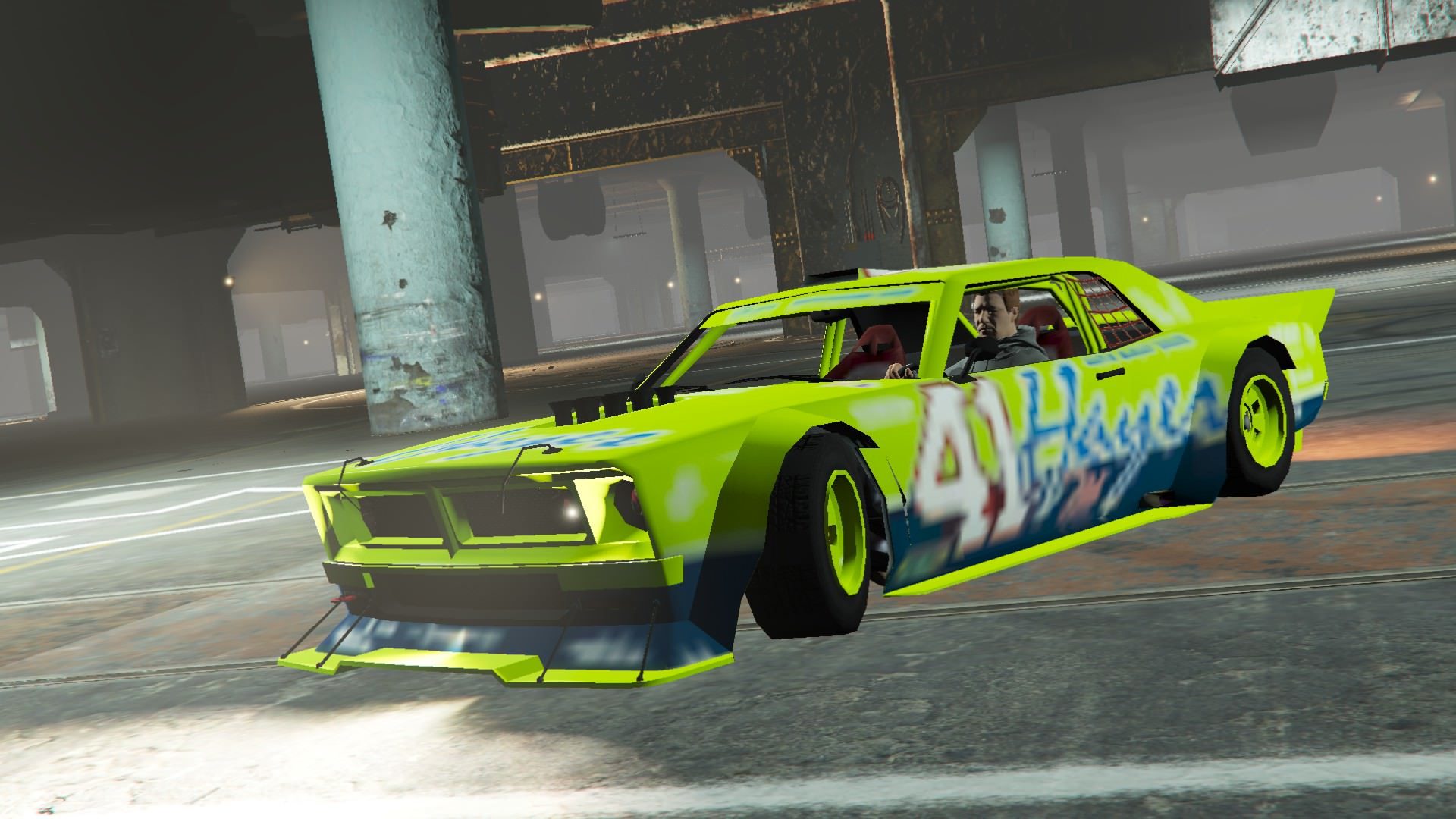 Having a scope in some of those preset drifting cars in the Test Track 2