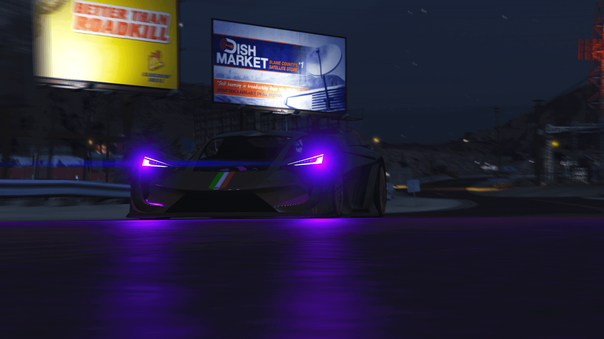 (HD) A thorough investigation of Sandy Shores' rolling blackouts attribute to the presence of a charging Pegassi Tezeract 5